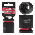 Impact socket 3/4" 6PT 28 mm CR-MO