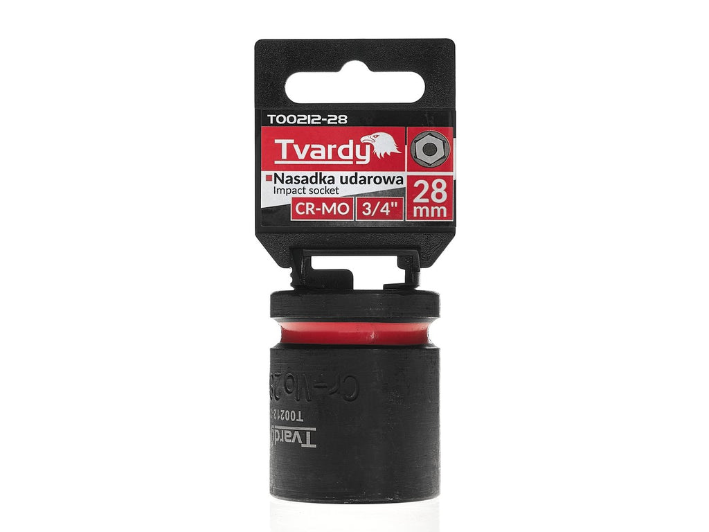 Impact socket 3/4" 6PT 28 mm CR-MO