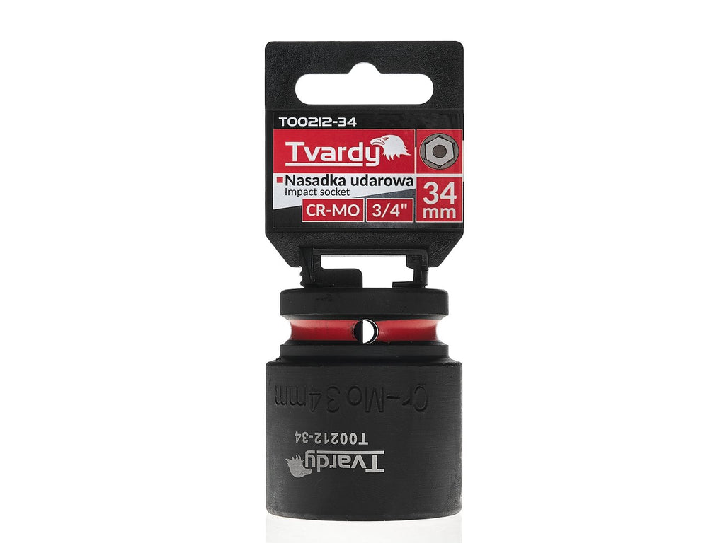 Impact socket 3/4" 6PT 34 mm CR-MO