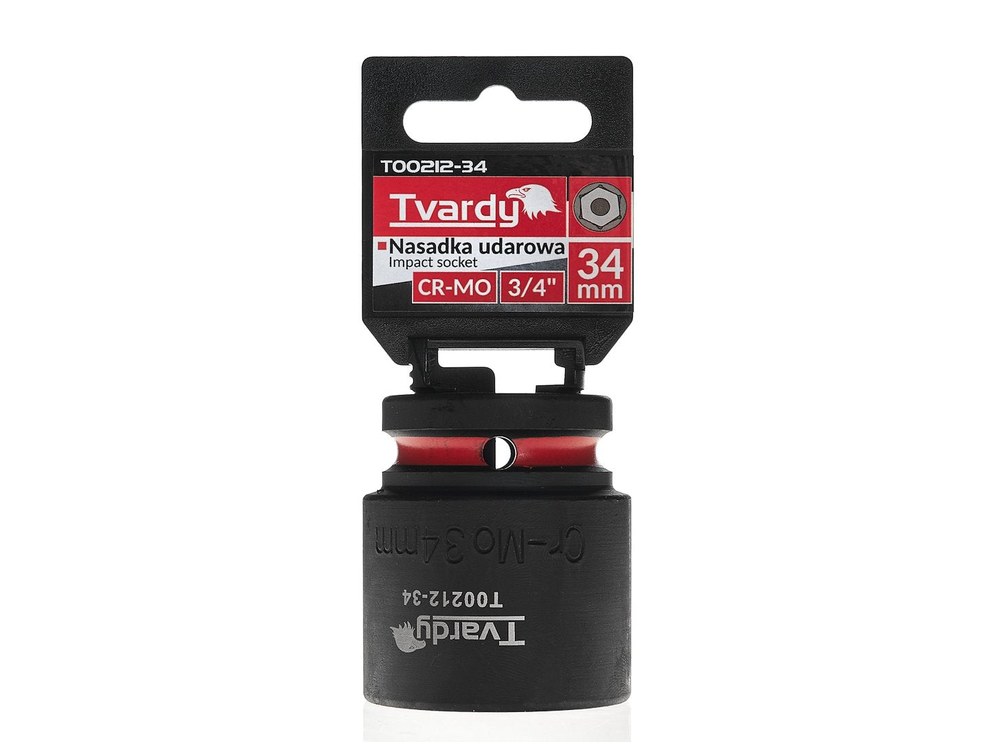 Impact socket 3/4" 6PT 34 mm CR-MO
