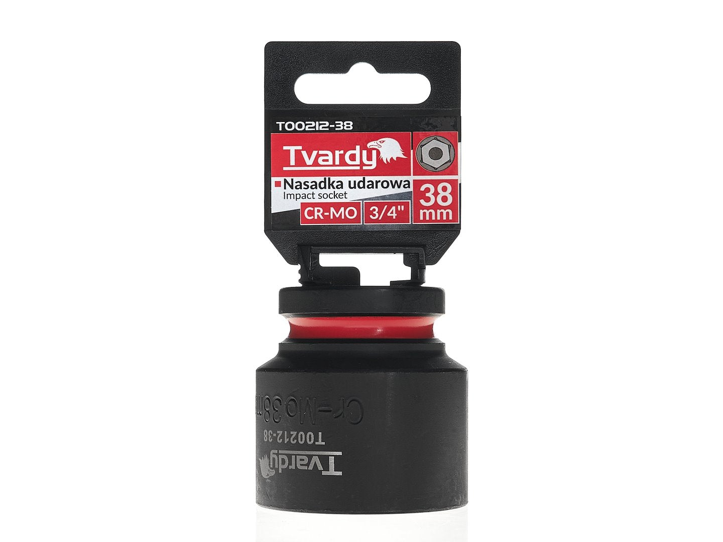 Impact socket 3/4" 6PT 38 mm CR-MO
