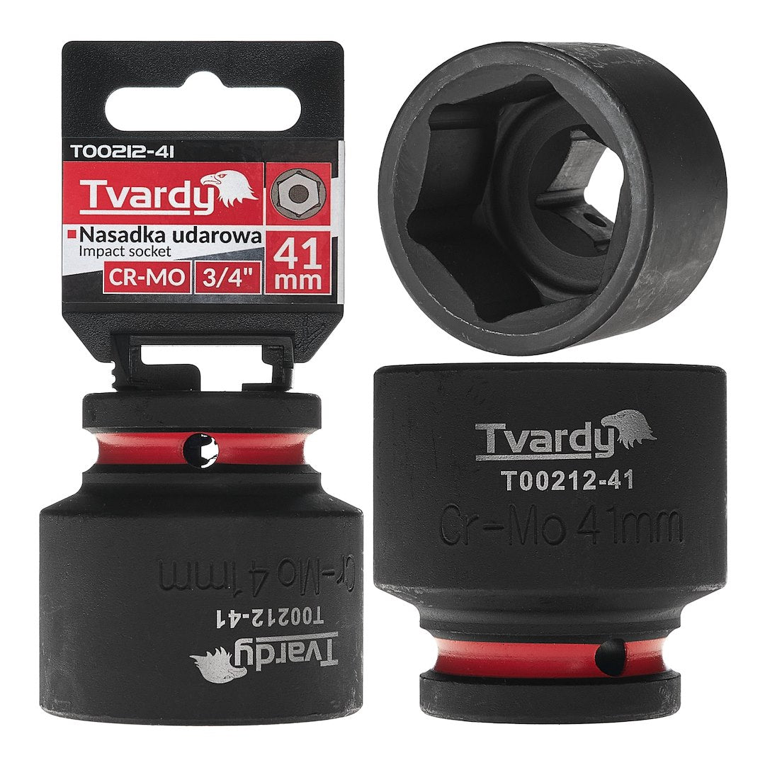 Impact socket 3/4" 6PT 41 mm CR-MO