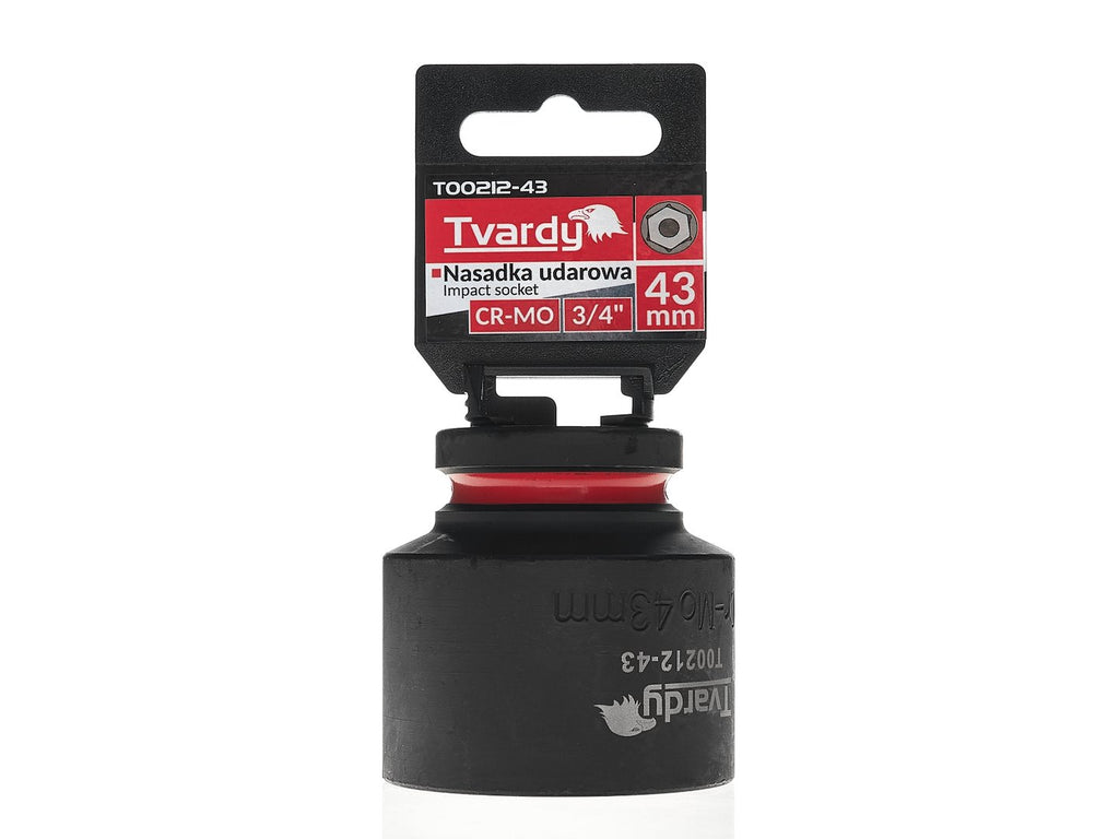 Impact socket 3/4" 6PT 43 mm CR-MO