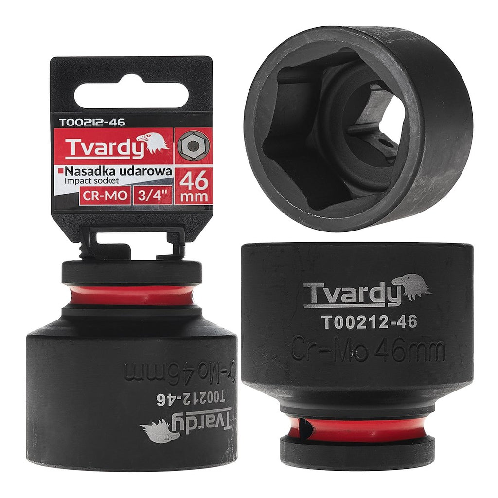 Impact socket 3/4" 6PT 46 mm CR-MO