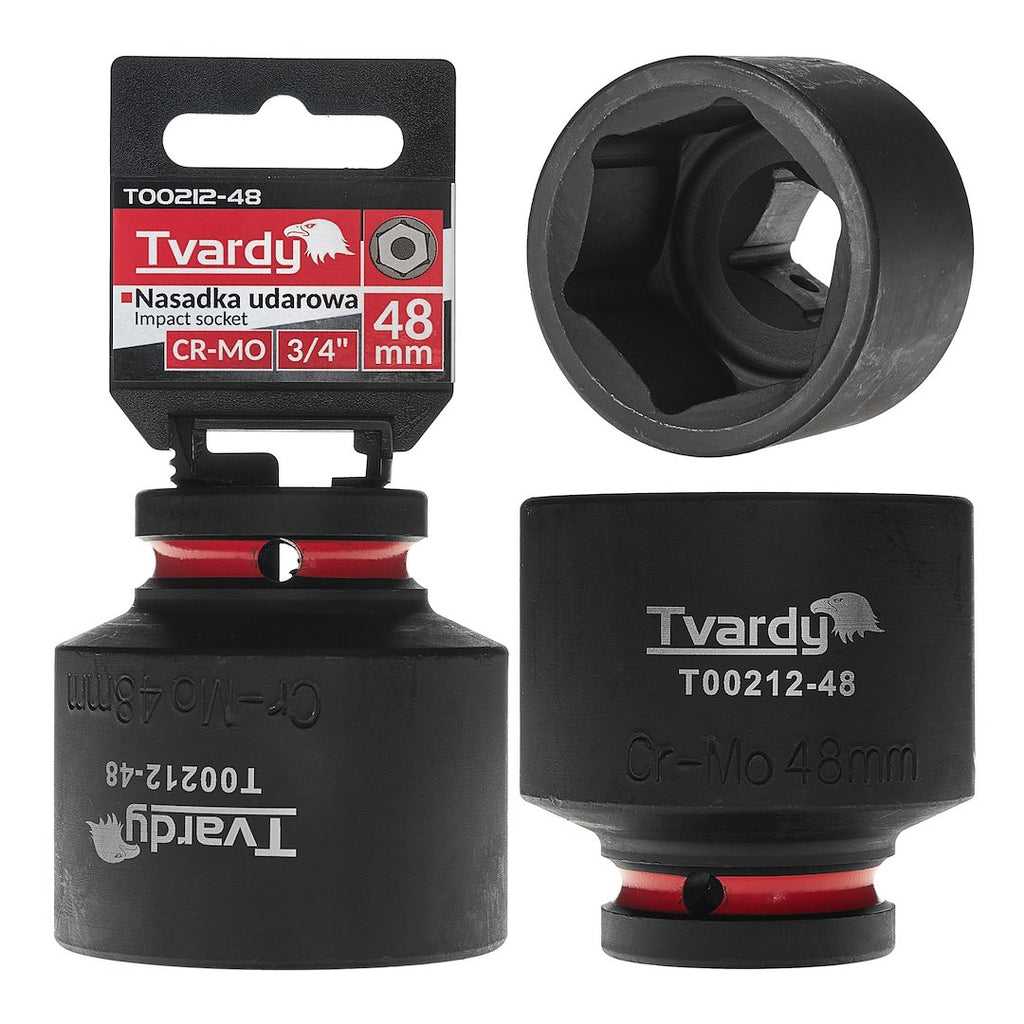 Impact socket 3/4" 6PT 48 mm CR-MO