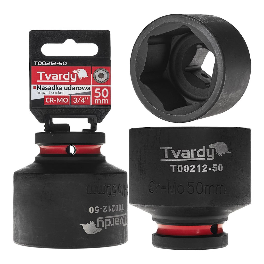 Impact Socket 3/4" 6PT 50mm CR-MO