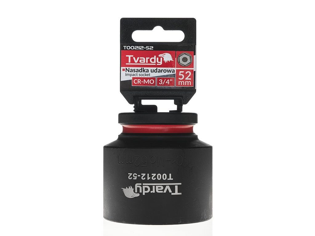 Impact socket 3/4" 6PT 52 mm CR-MO