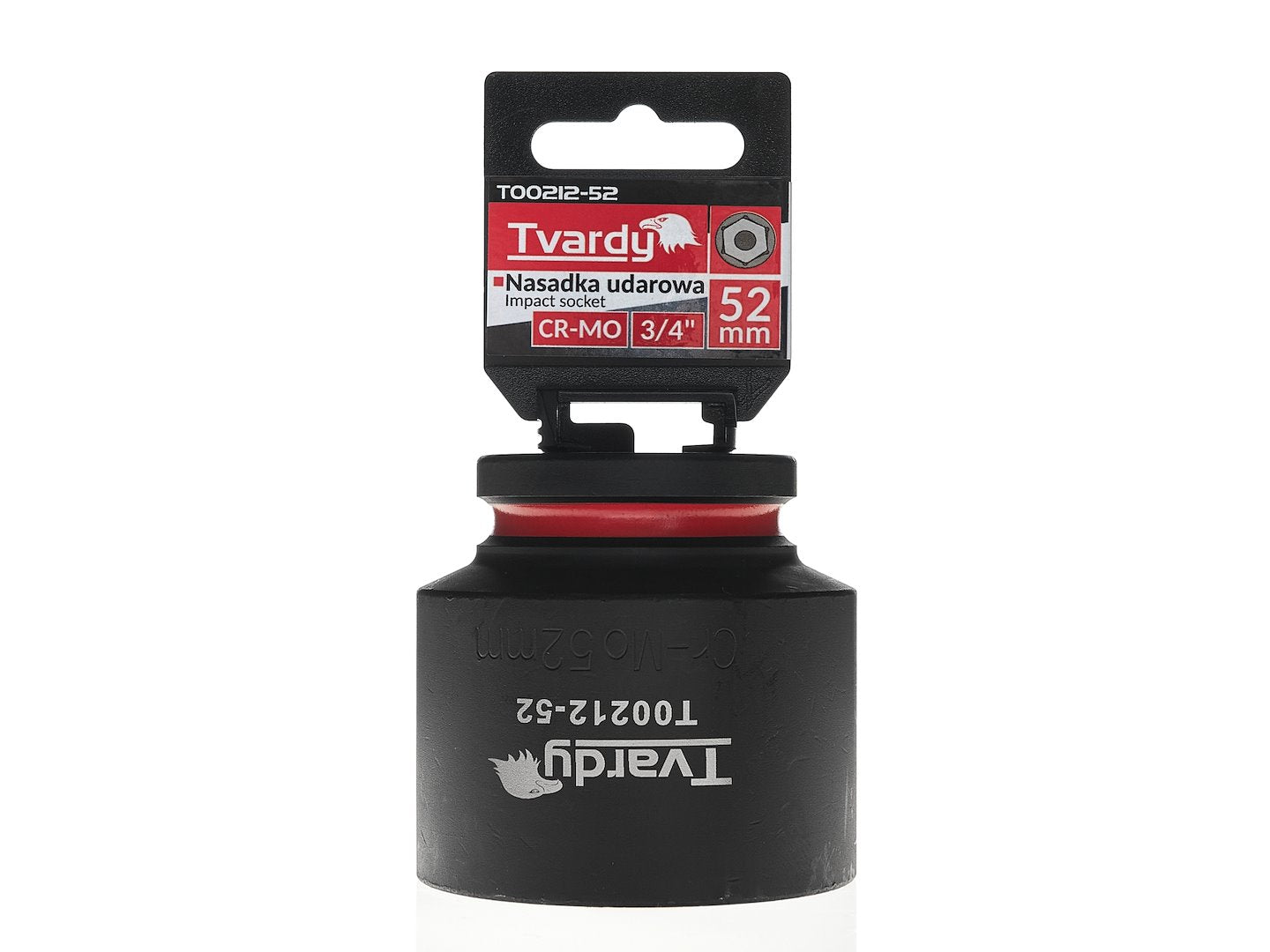 Impact socket 3/4" 6PT 52 mm CR-MO