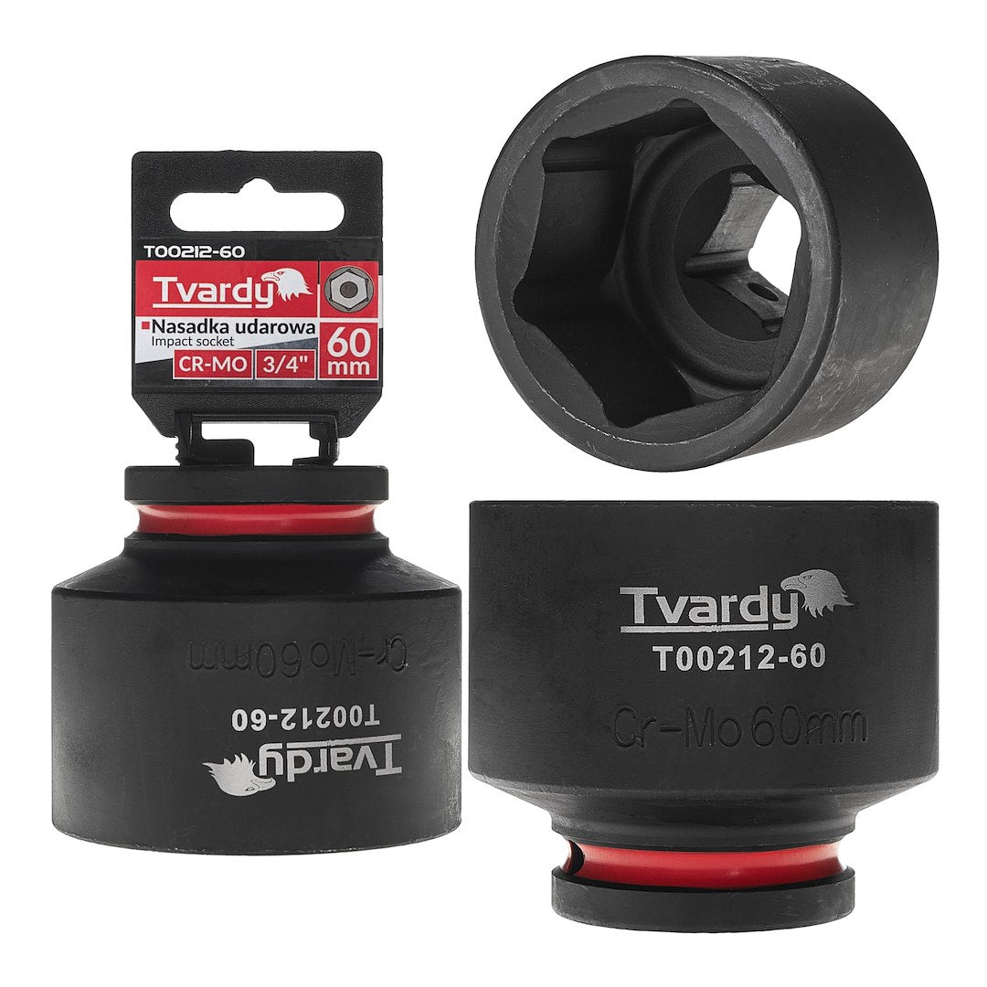 Impact socket 3/4" 6PT 60 mm CR-MO