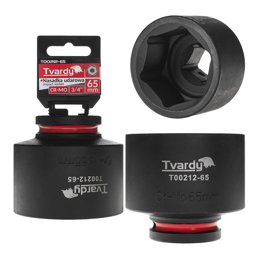 Impact Socket 3/4" 6PT 65mm CR-MO