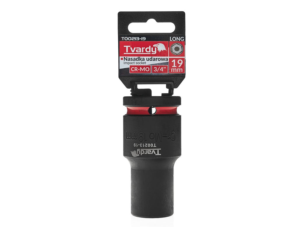 Deep impact socket 3/4" 6PT 19 mm CR-MO