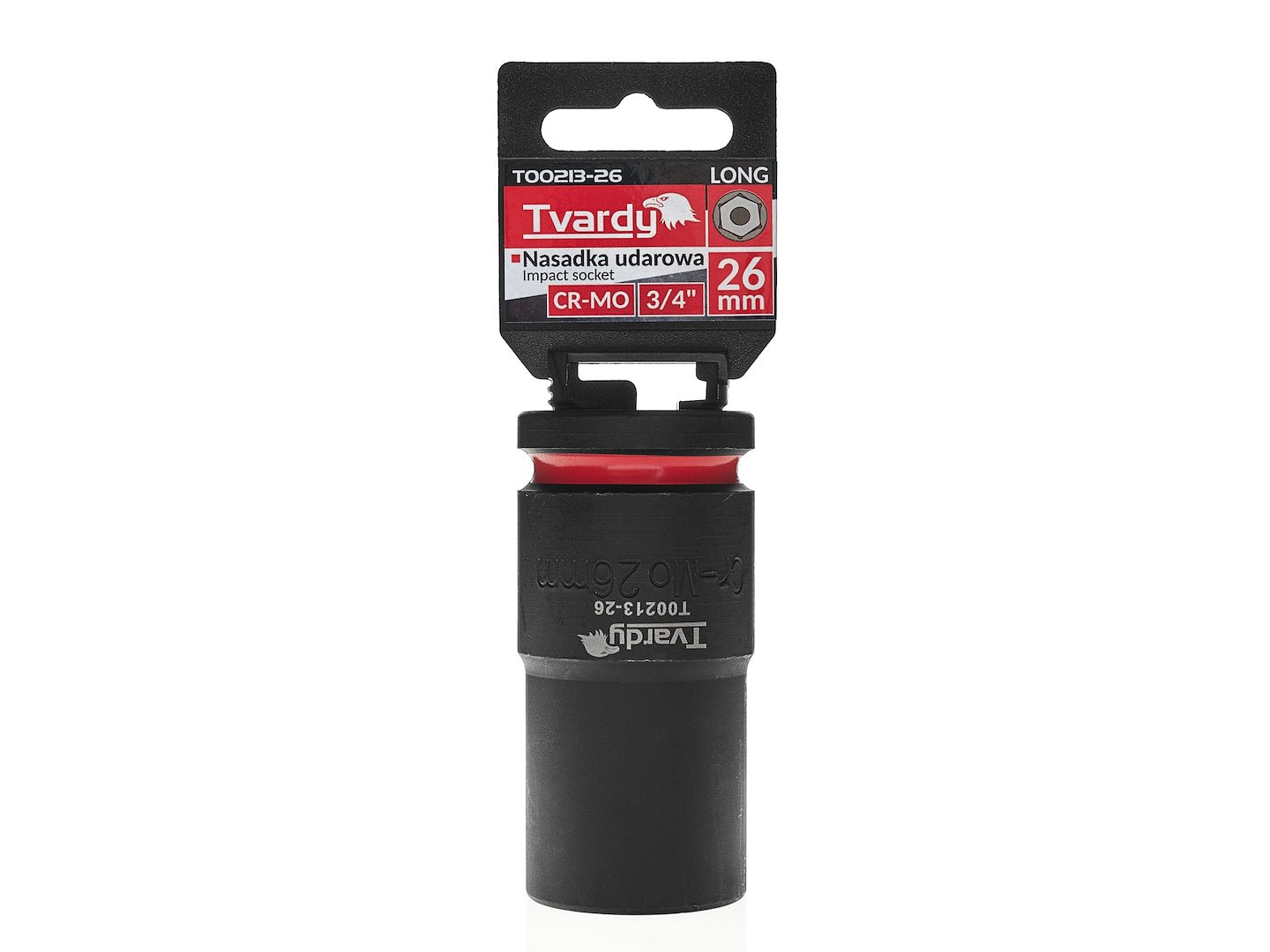 Deep impact socket 3/4" 6PT 26 mm CR-MO