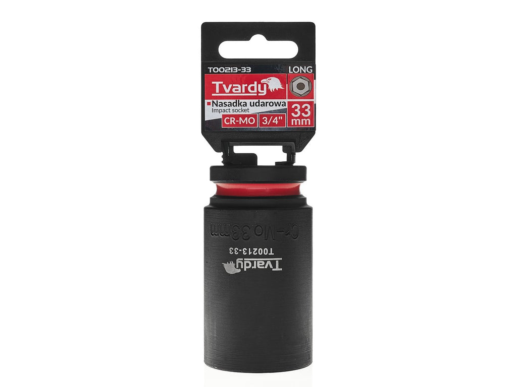 Deep impact socket 3/4" 6PT 33 mm CR-MO