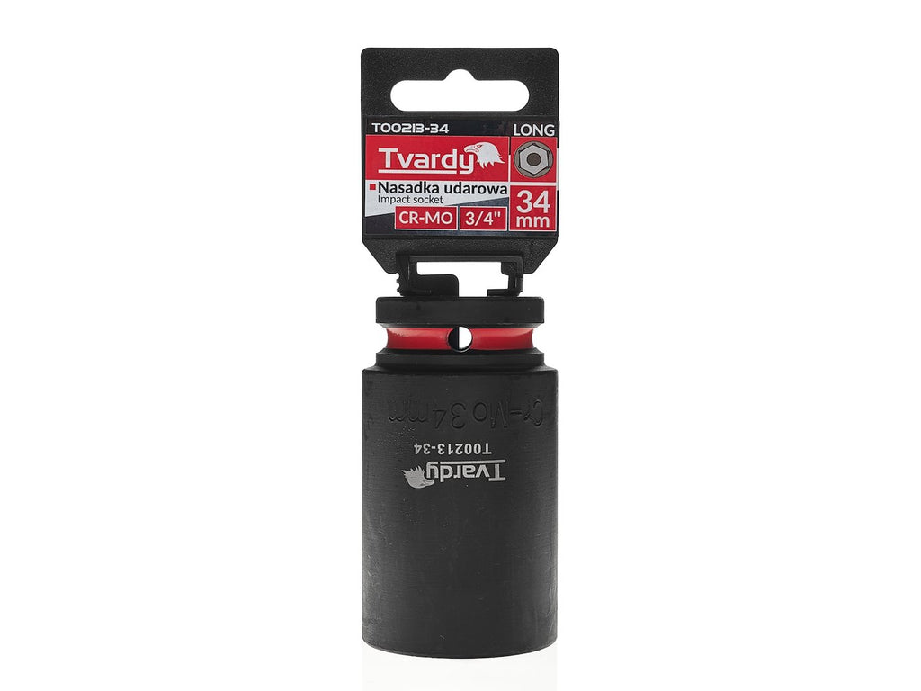 Deep impact socket 3/4" 6PT 34 mm CR-MO