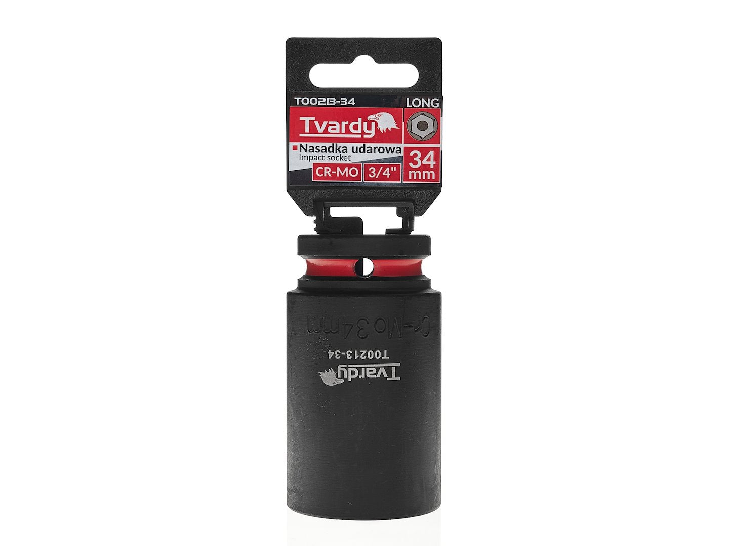 Deep impact socket 3/4" 6PT 34 mm CR-MO