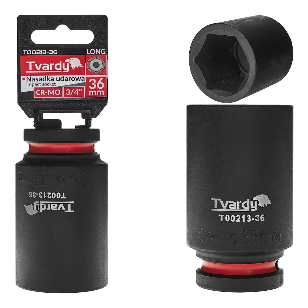 Deep Impact Socket 3/4" 6-pt 36 mm CR-MO
