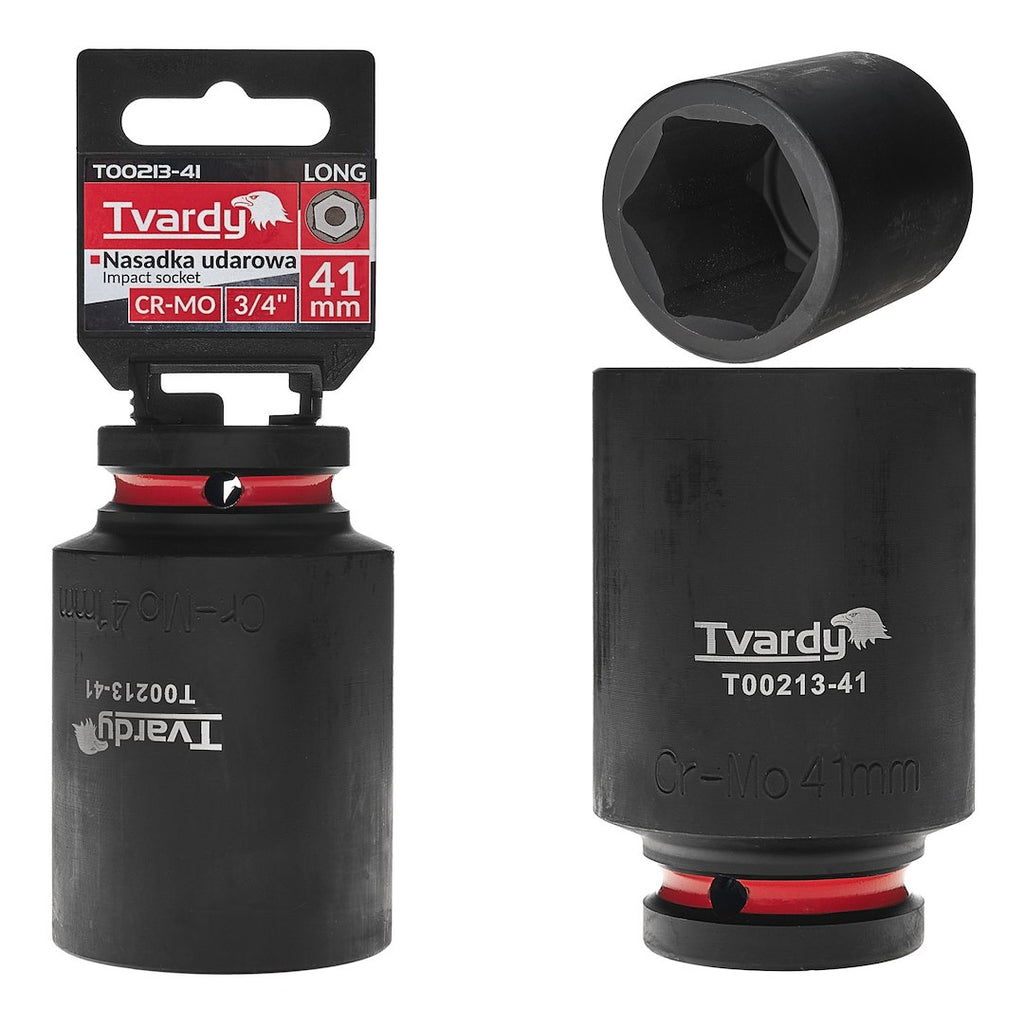 Deep impact socket 3/4" 6PT 41 mm CR-MO