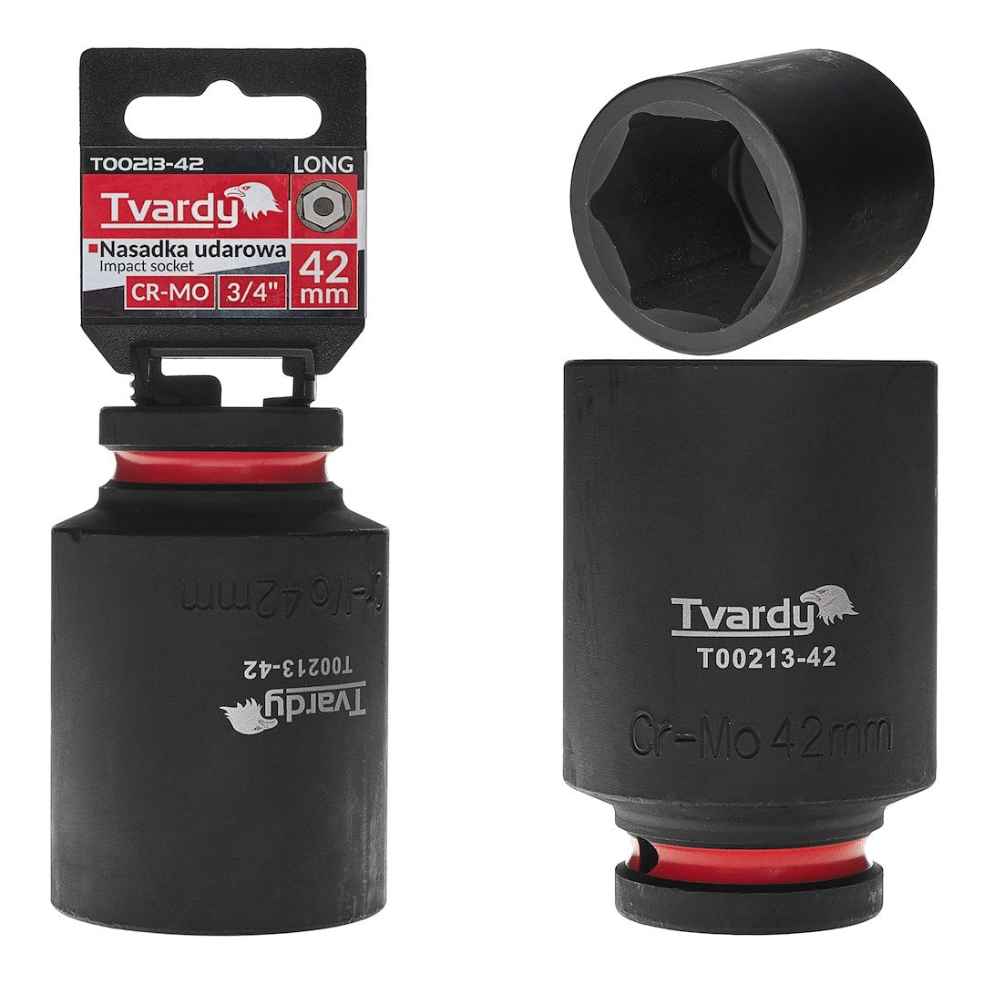Deep impact socket 3/4" 6PT 42 mm CR-MO