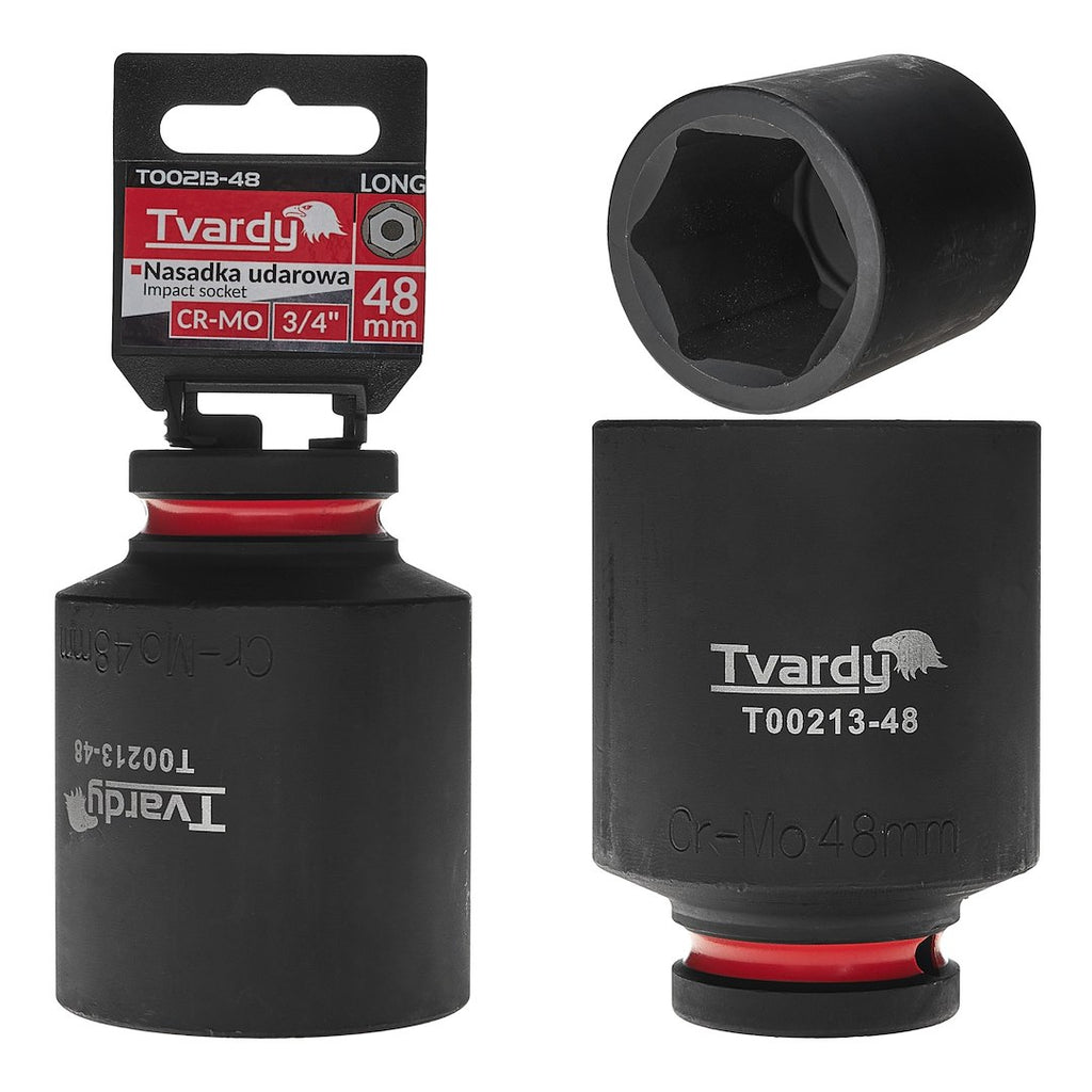 Deep impact socket 3/4" 6PT 48 mm CR-MO
