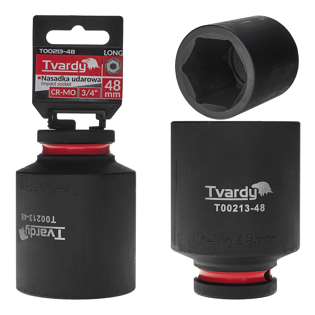 Deep impact socket 3/4" 6PT 48 mm CR-MO