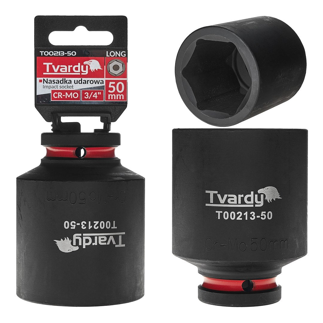 Deep impact socket 3/4" 6PT 50 mm CR-MO