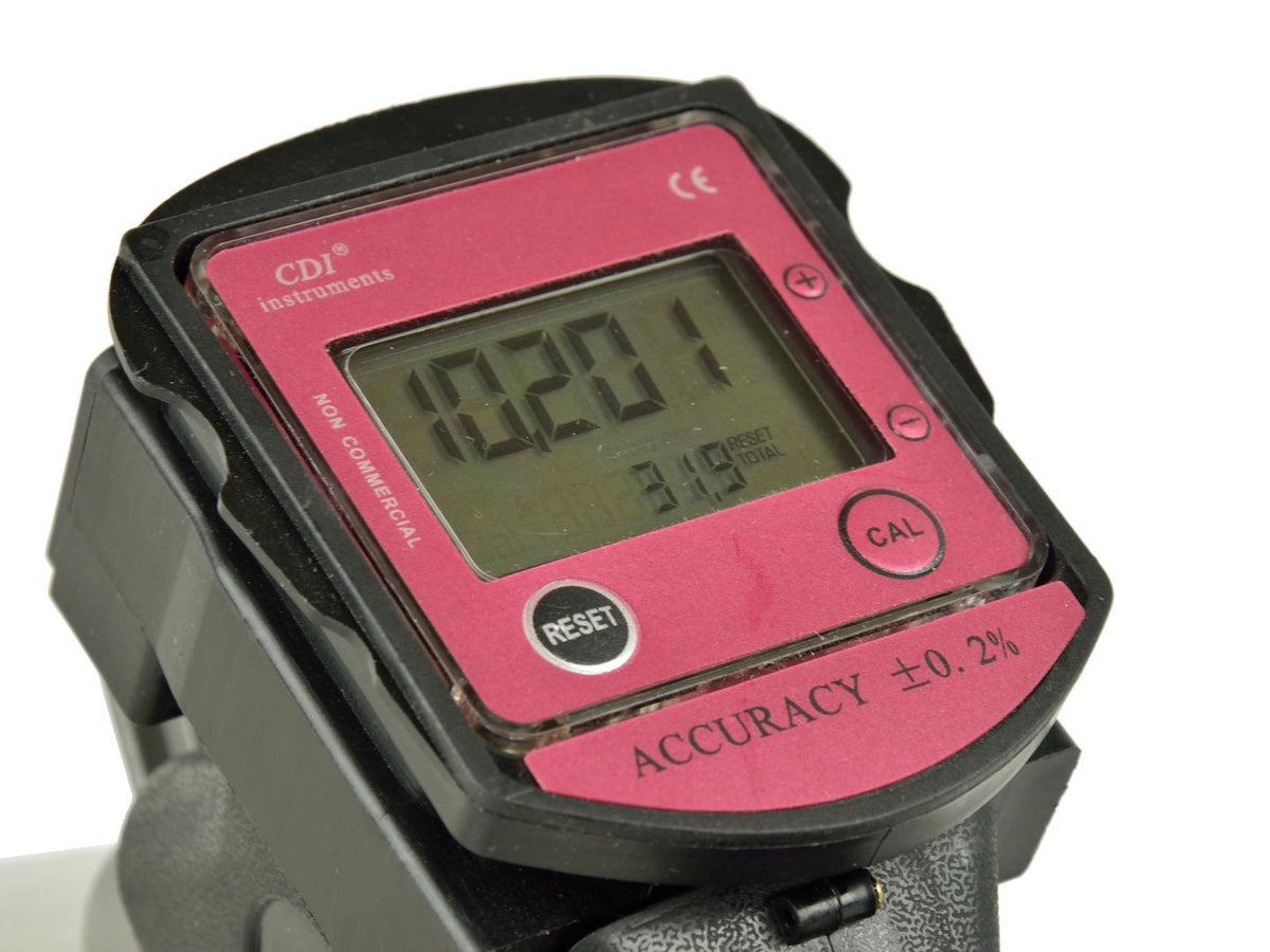 Fuel Nozzle with LCD Digital Flow Meter