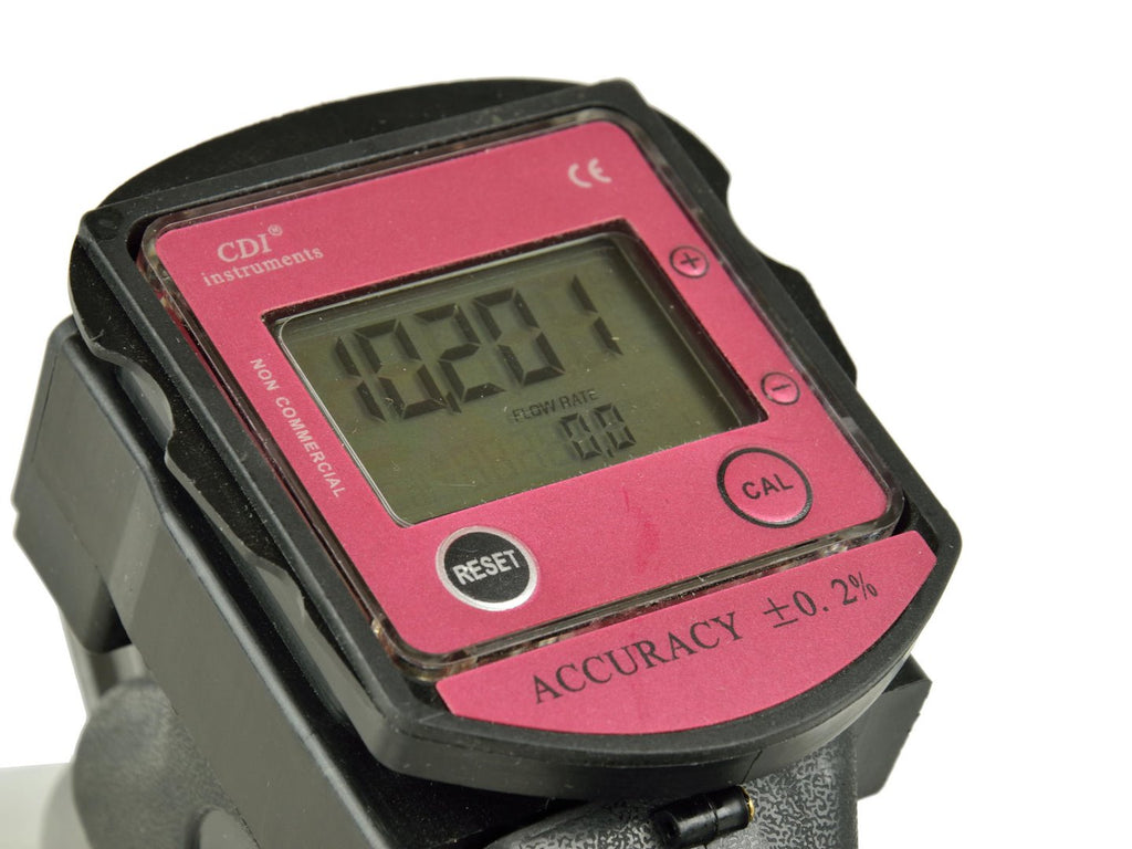 Fuel Nozzle with LCD Digital Flow Meter