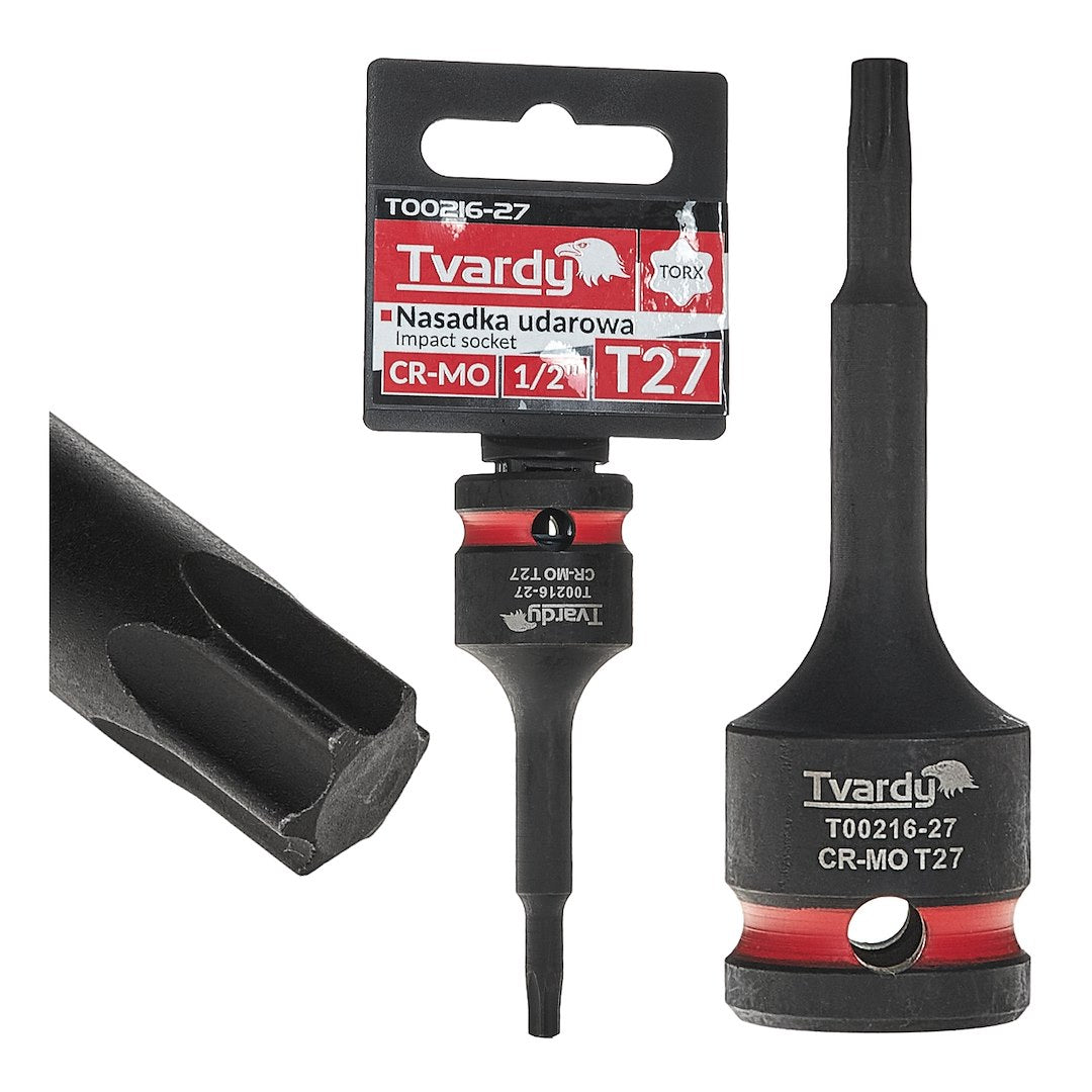 Torx impact socket 1/2" T25 CR-MO