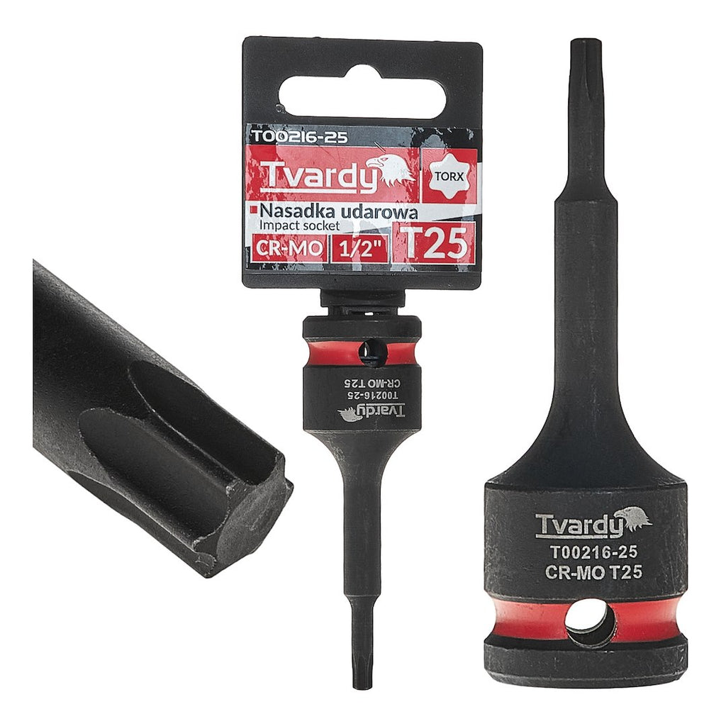 Torx impact socket 1/2" T27 CR-MO