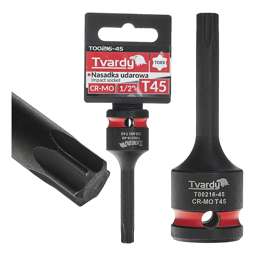 TORX impact socket 1/2" T45 CR-MO