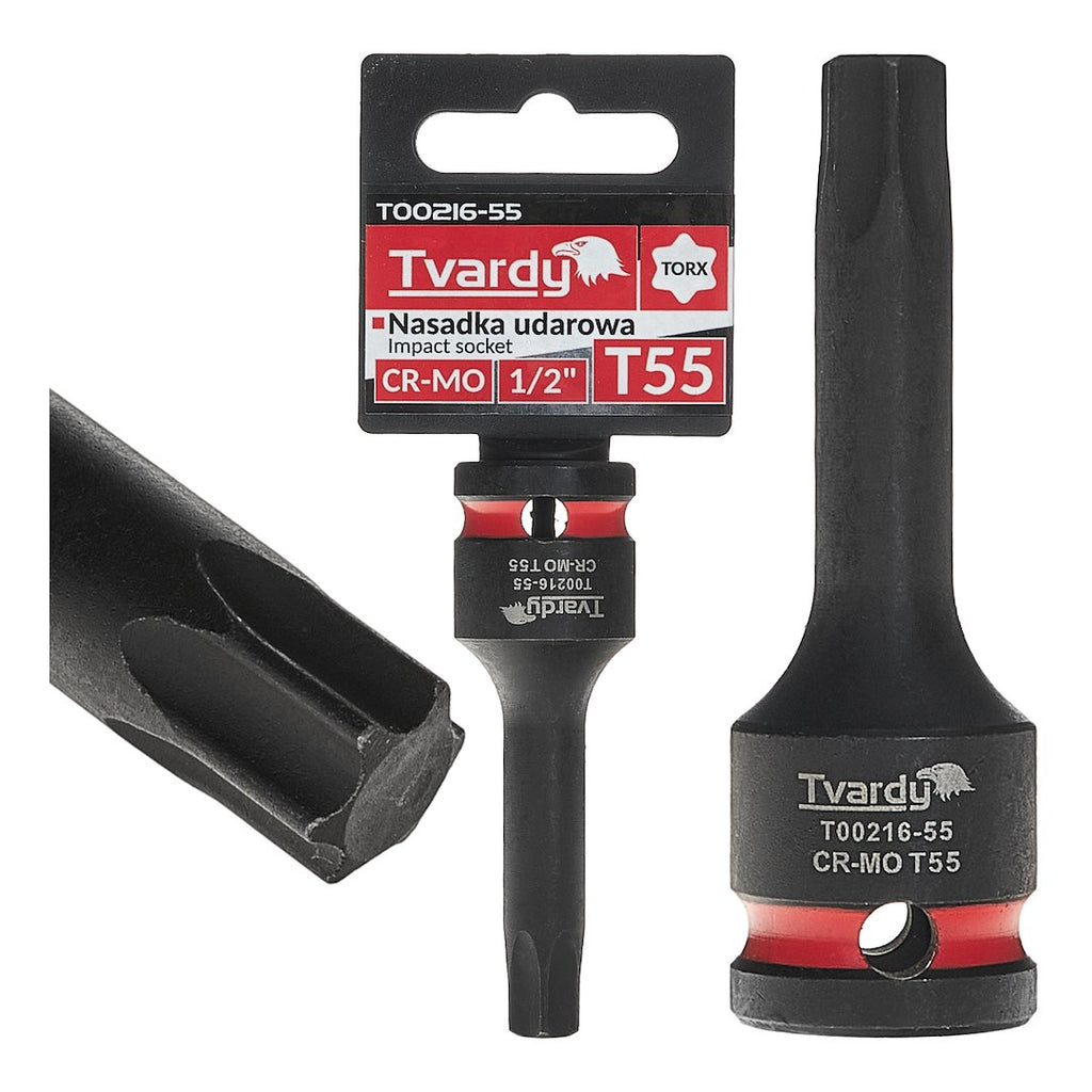 Torx impact socket 1/2" T55 CR-MO
