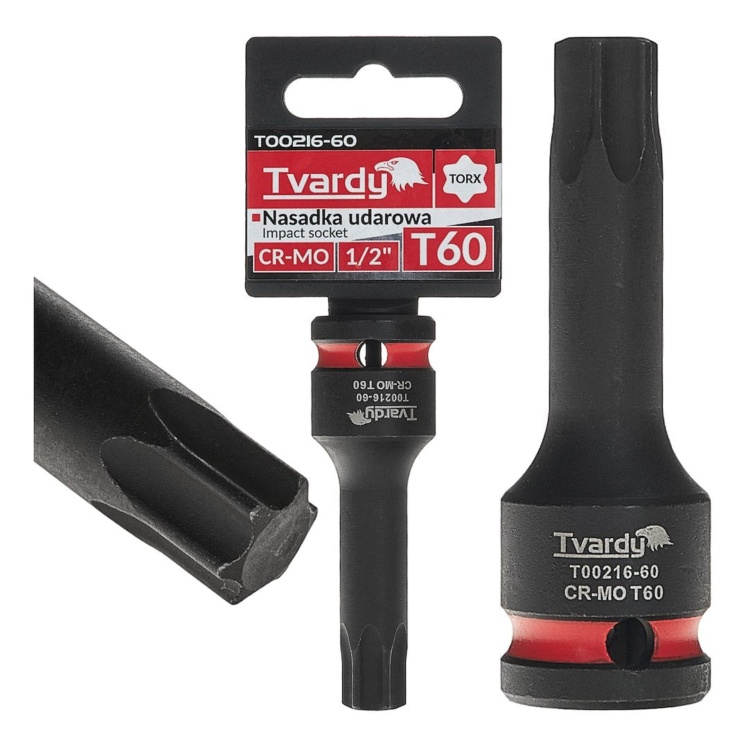 Torx impact socket 1/2" T60 CR-MO