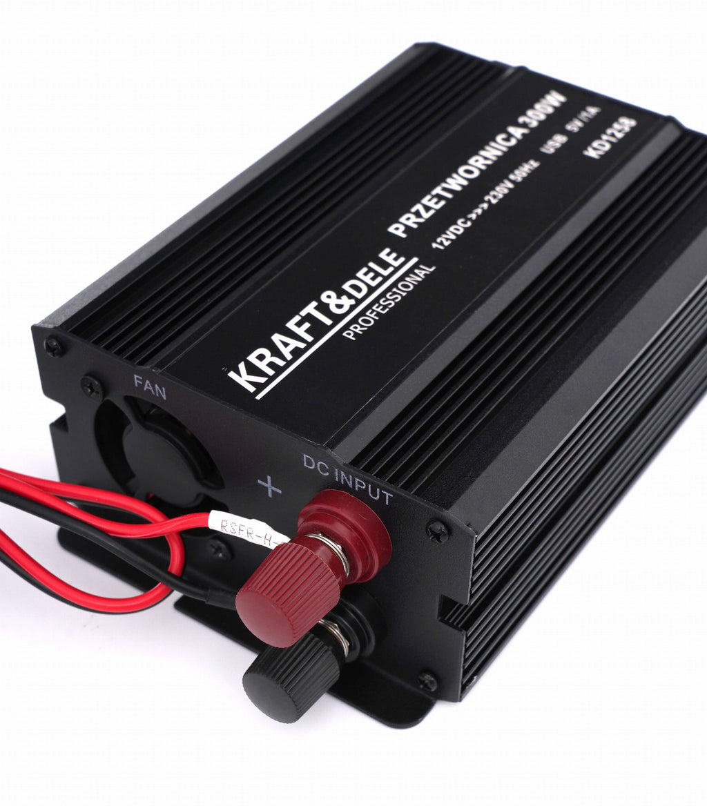 12V kuni 230V inverter 300W / 600W modifitseeritud siinuslaine KD1258 (VB9)