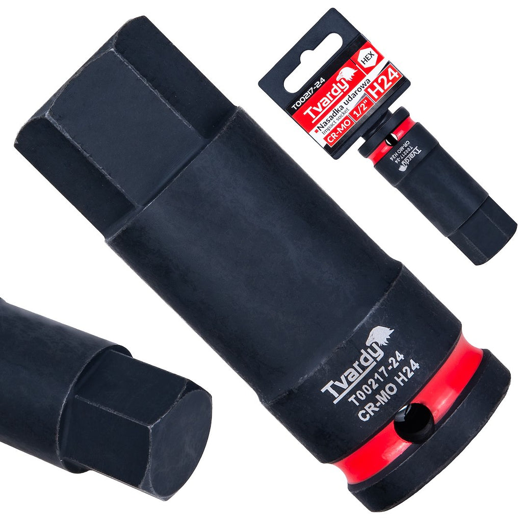 HEX Impact Socket 1/2" H24 CR-MO
