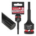 SPLINE Impact Socket 1/2" M6 CR-MO