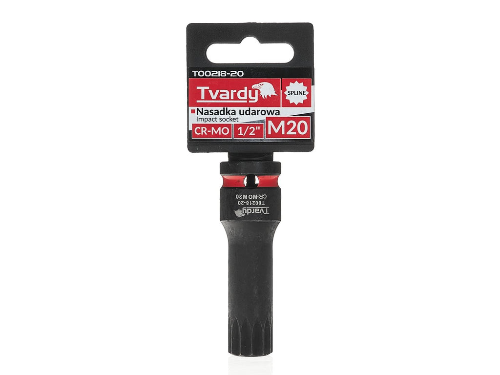 SPLINE Impact Socket 1/2" M20 CR-MO