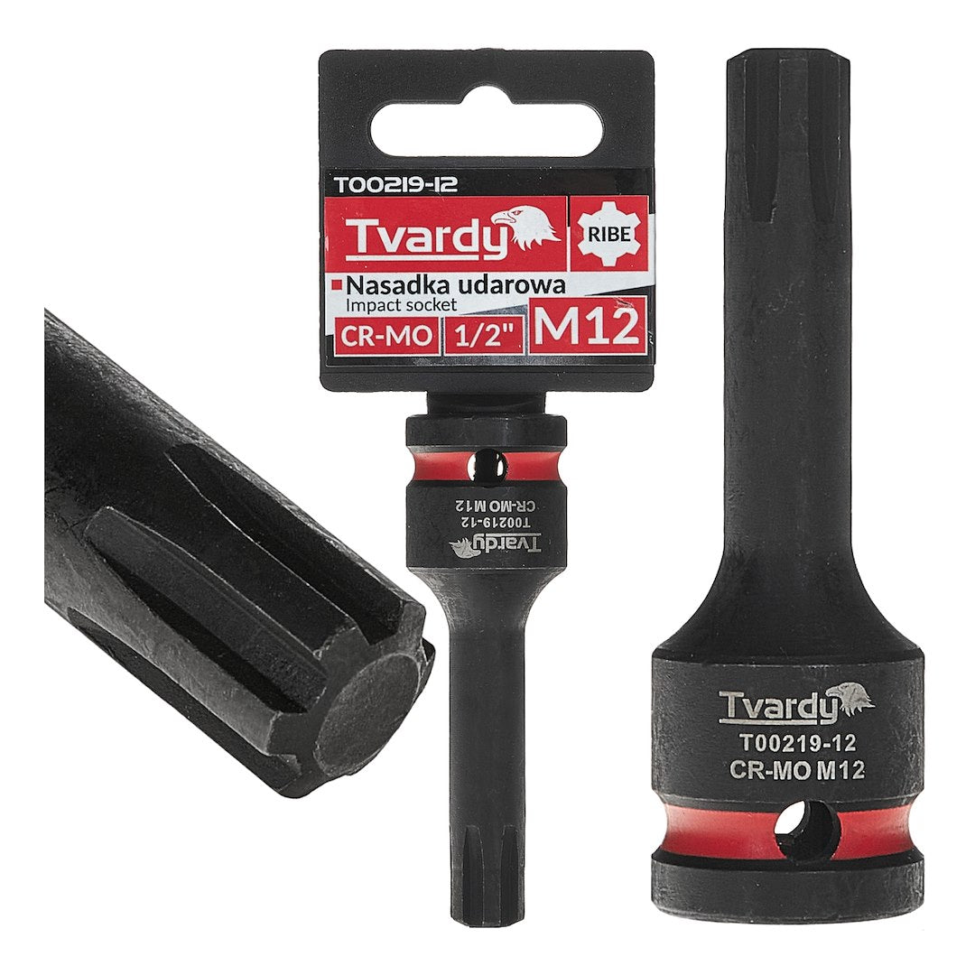 RIBE Impact Socket 1/2" M12 CR-MO