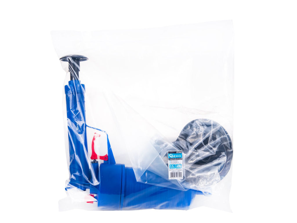 Compressed air pipe cleaning gun