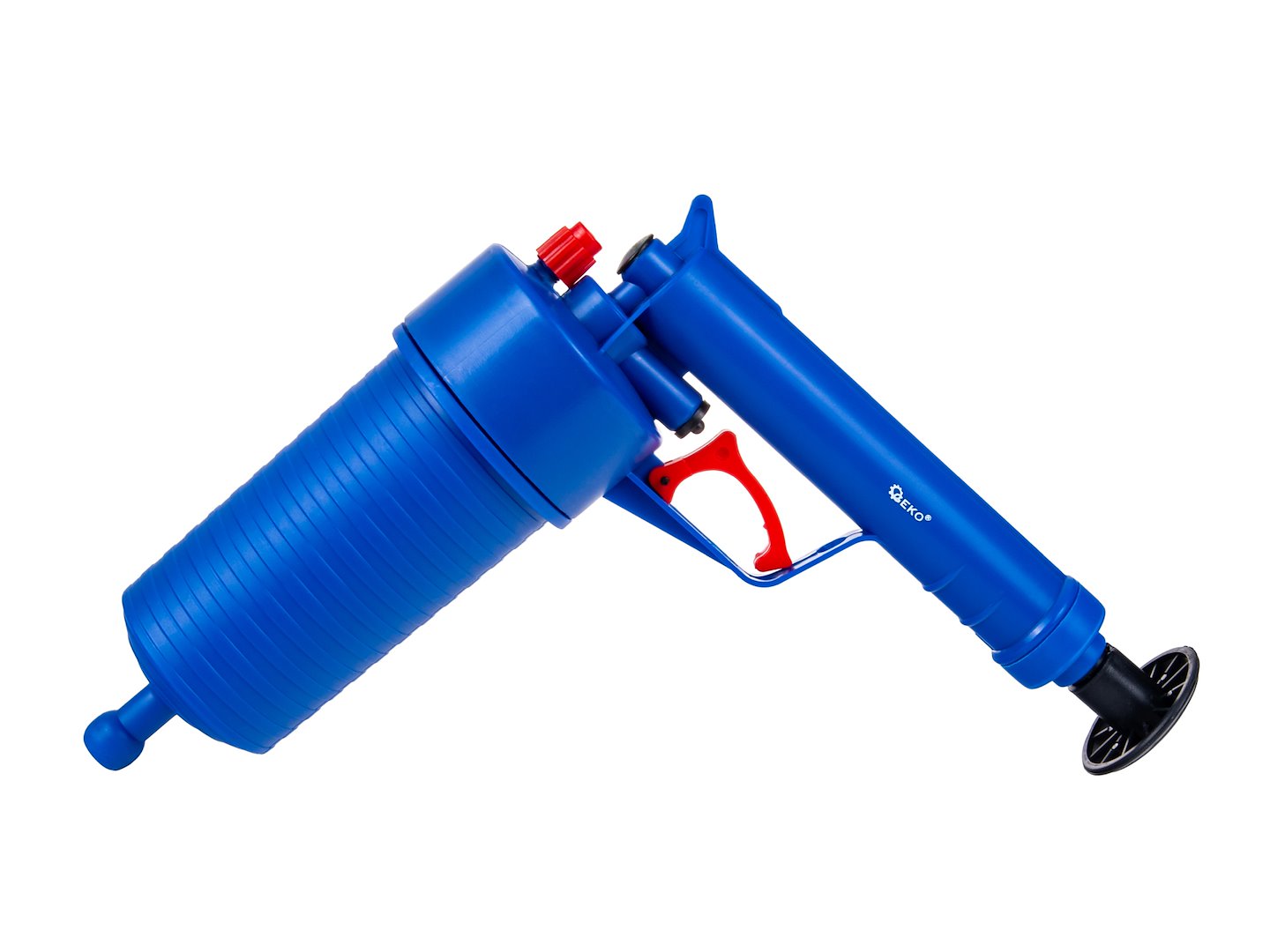 Compressed air pipe cleaning gun
