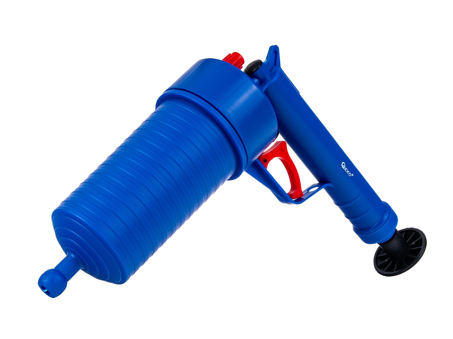 Compressed air pipe cleaning gun