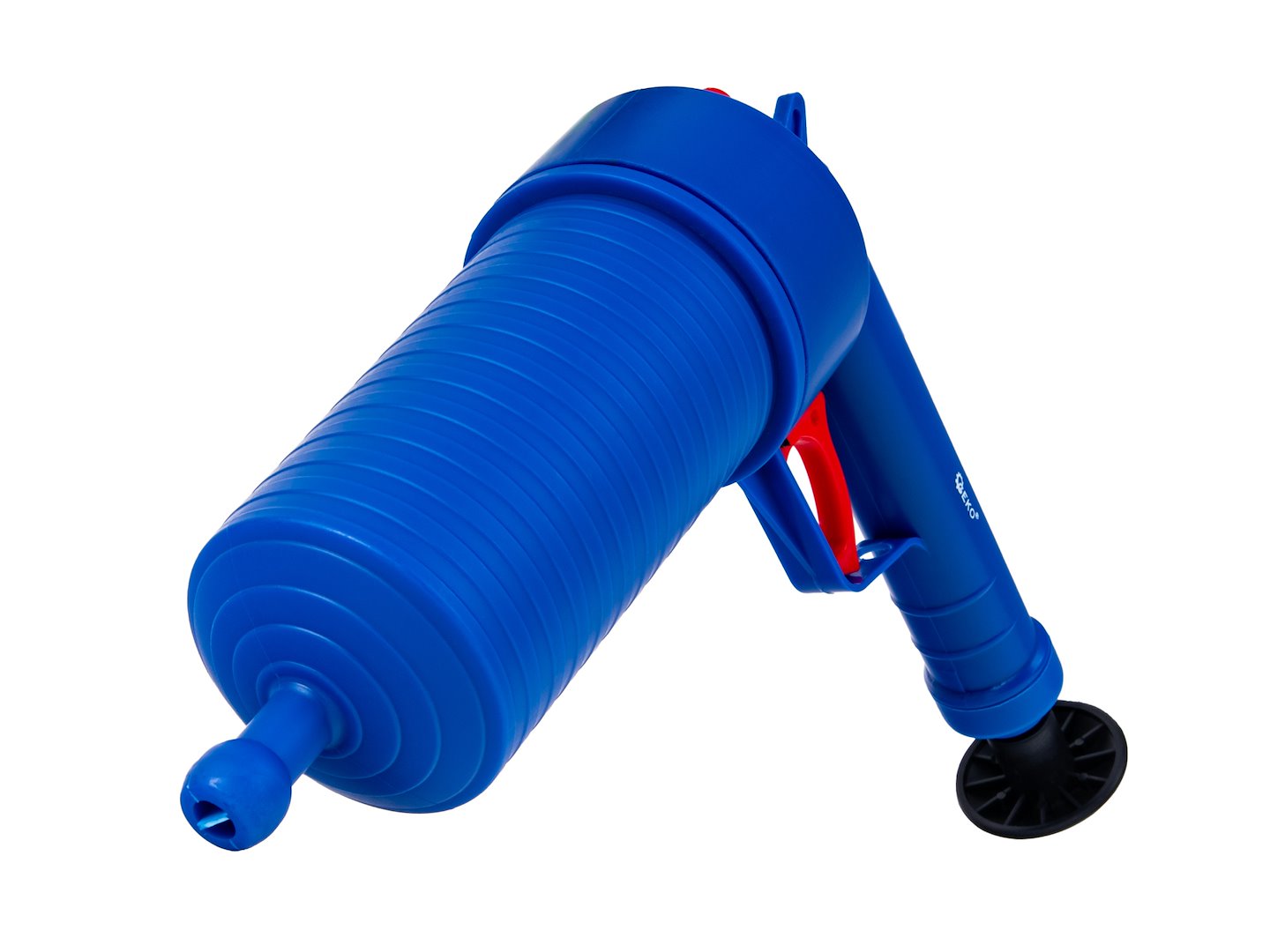 Compressed air pipe cleaning gun
