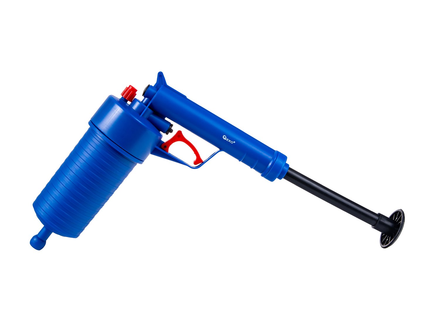 Compressed air pipe cleaning gun