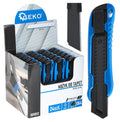 Utility knife 100 x 18 x 0.5 mm ABS SK4 – display box – Pack of 24
