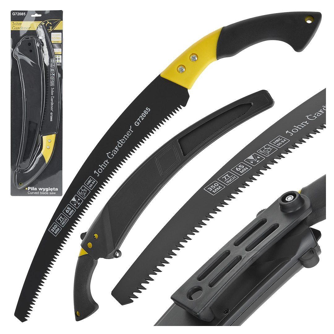 65Mn 35 cm PTFE-coated Curved Blade Saw with Holster