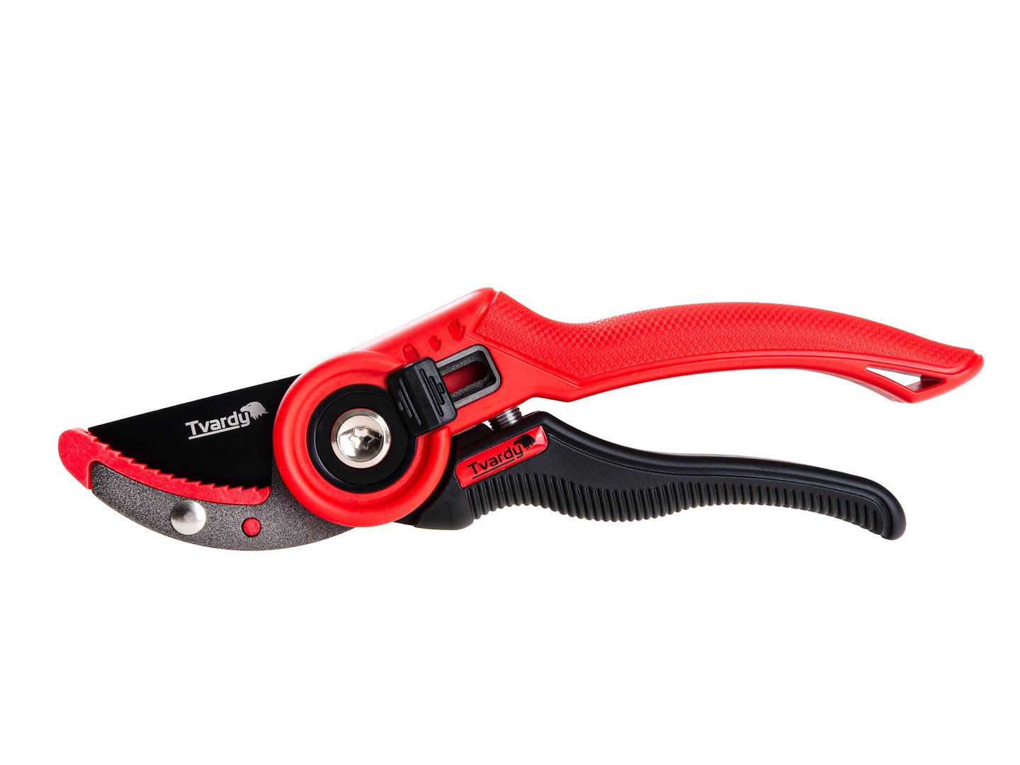 Garden pruner with anvil blade, 210 mm, SK5, PTFE