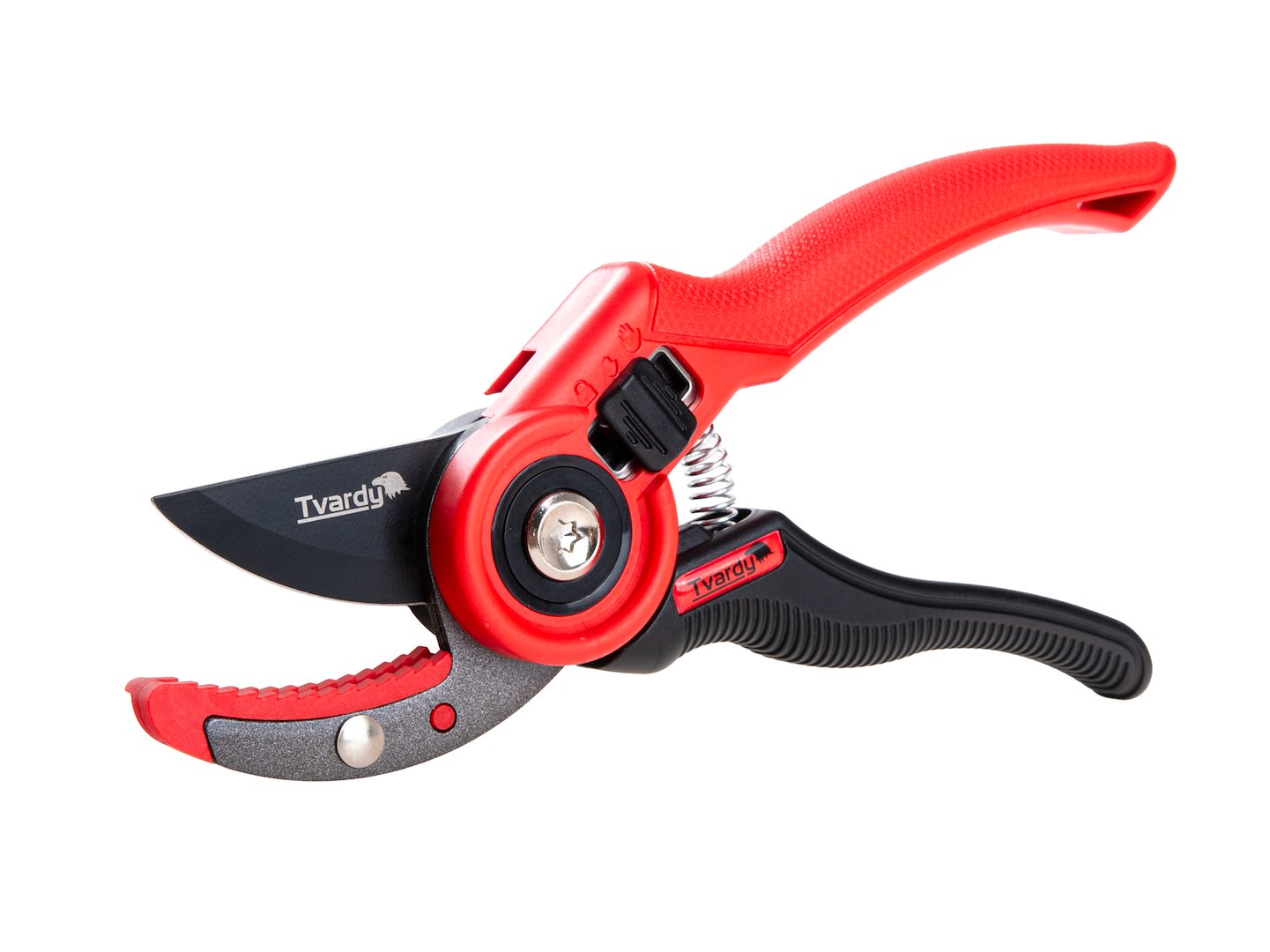 Garden pruner with anvil blade, 210 mm, SK5, PTFE