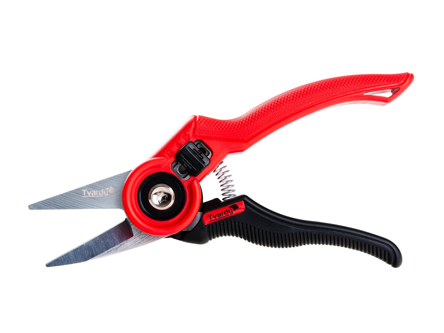 Straight garden pruner with bypass blade, 220 mm, SK5
