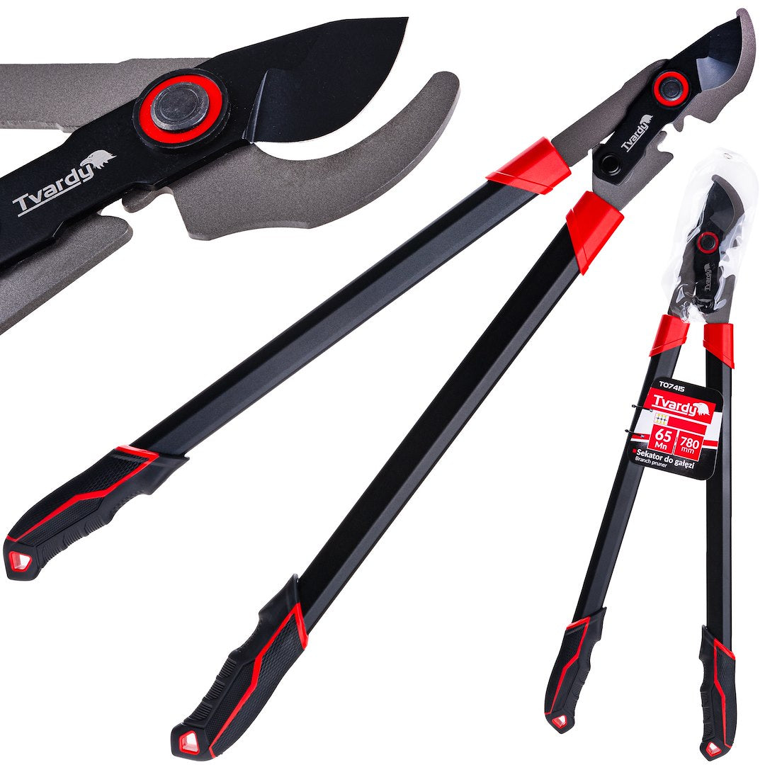 Branch pruner with bypass blade, 780 mm, 65Mn, PTFE