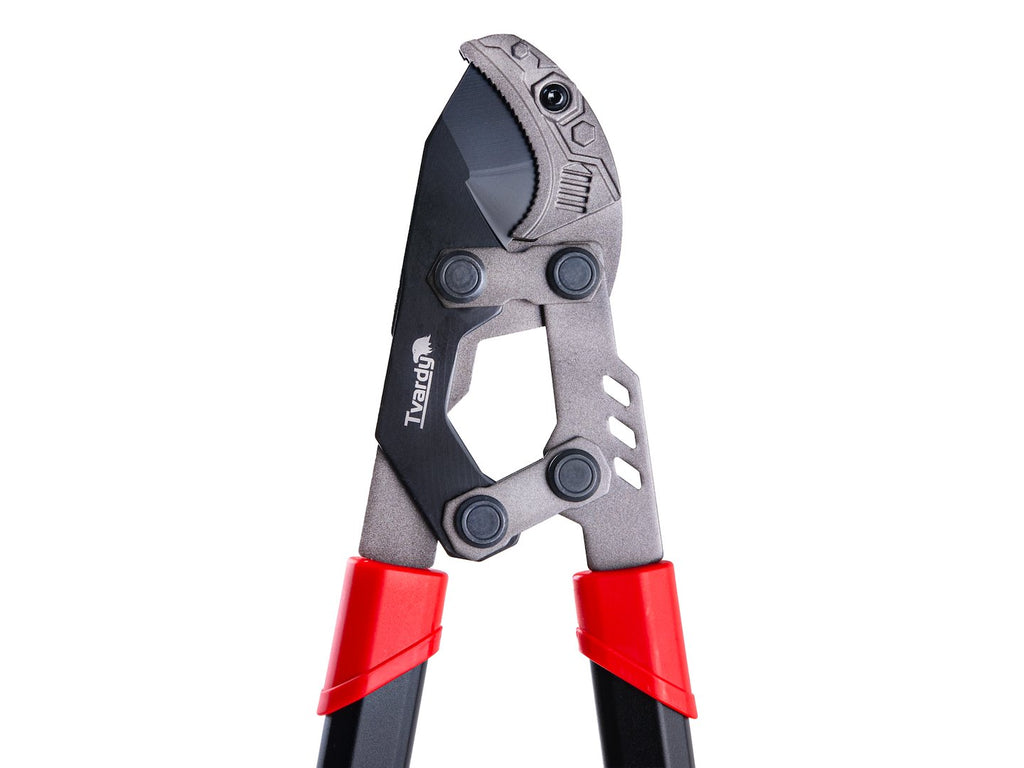 Branch pruner with ratchet and anvil blade, 790 mm, 65Mn PTFE