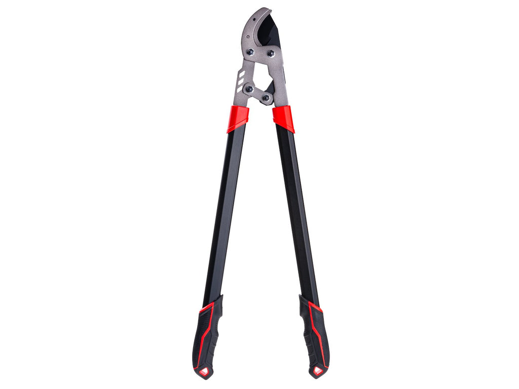 Branch pruner with ratchet and anvil blade, 790 mm, 65Mn PTFE